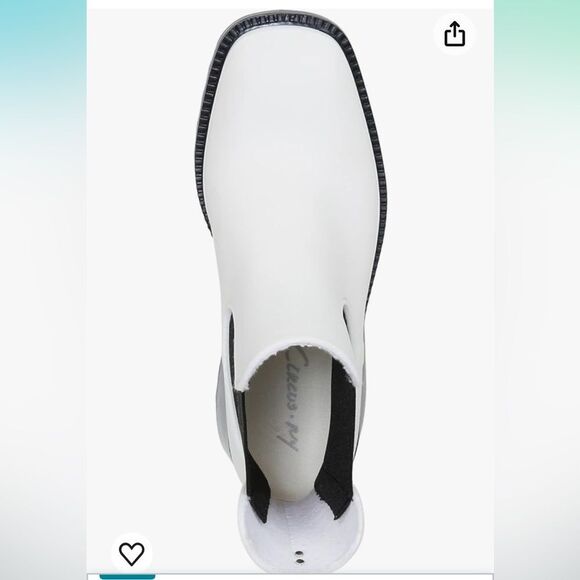 CIRCUS NY KATIANA RAIN BOOT BY SAM EDELMAN NWOT IN A SIZE 6 WHITE AND BLACK - Picture 4 of 5